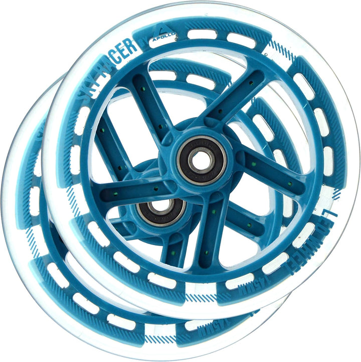 Apollo City Scooter 145mm Ersatzräderset Pro Wheels - ABEC 7 Kugellager, Roller Rad Ersatz-Räder pas