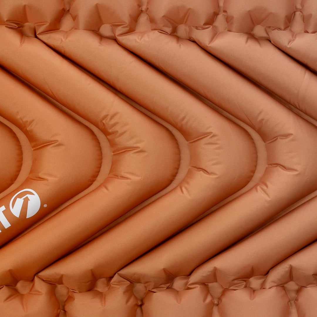Klymit Isolierte statische V2 aufblasbare Isomatte, verbesserter Komfort, tragbar, Ultraleicht, einf