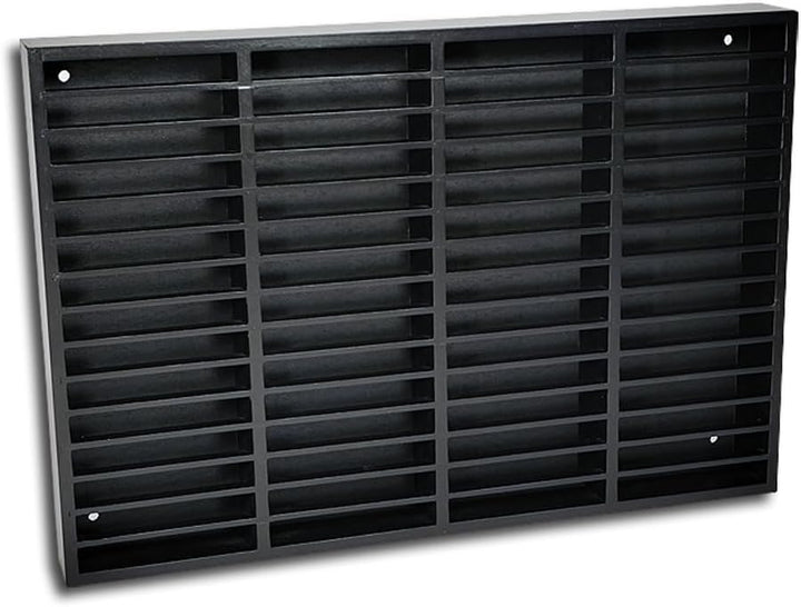 Protected MC Kassetten Holzregal schwarz