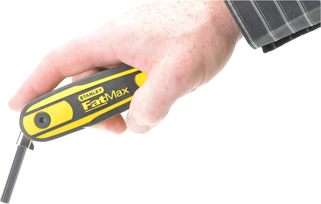 Stanley FatMax Stiftschlüssel-Set, 1.5/2/2.5/3/4/5/6/8 mm, Fixierungsmechanismus, ergonomischer Grip