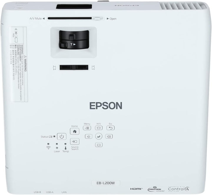 Epson EB-L200W - 3LCD Projektor - 4200 Lumen (Weiss) - 4200 Lumen (Farbe) - WXGA (1280 x 800) - 16:1