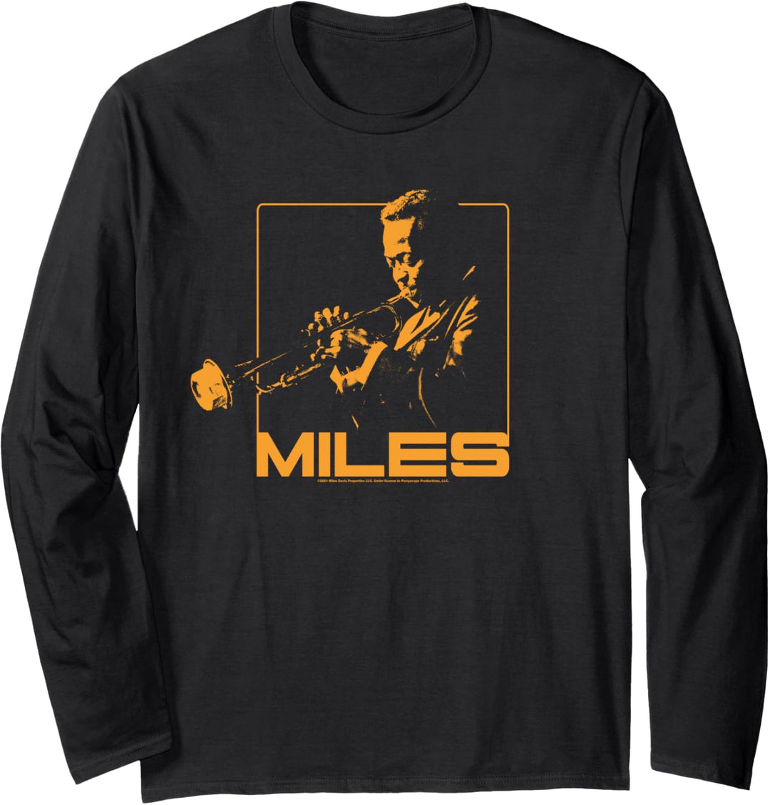 Miles Davis Monochromatic Orange Langarmshirt