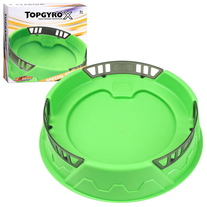 X Stadion Kampfset, Spinning Tops Arena mit X-Speedstrecke | kompatibel mit X-Spielzeug-Kreiseln, gr