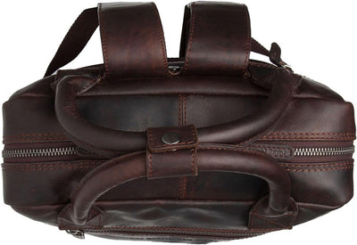 The Chesterfield Brand Wax Pull Up Georgia Rucksack Leder 36 cm Laptopfach