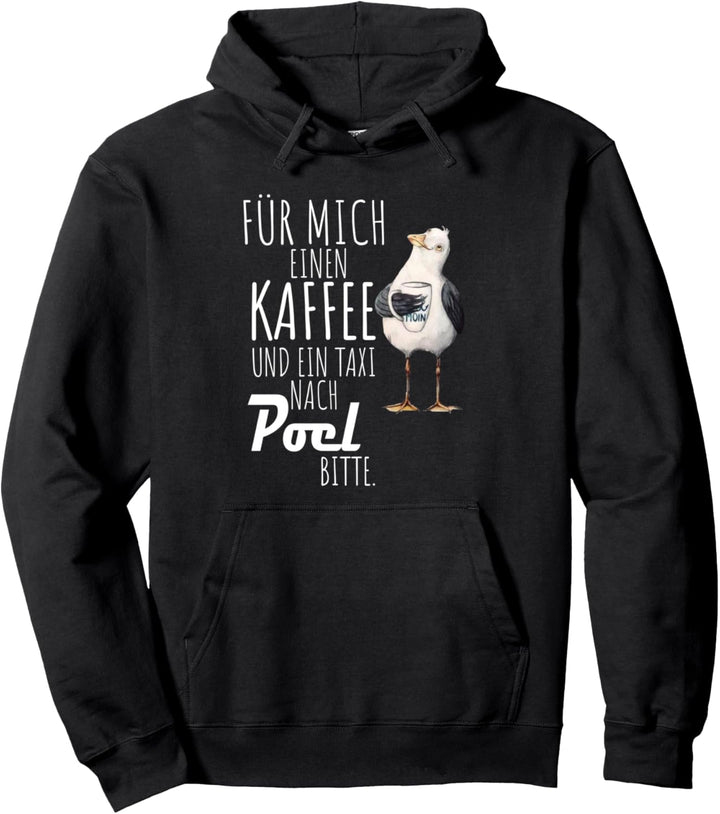 Ostsee Poel Möwe Meer Spruch - Taxi ans Meer Pullover Hoodie