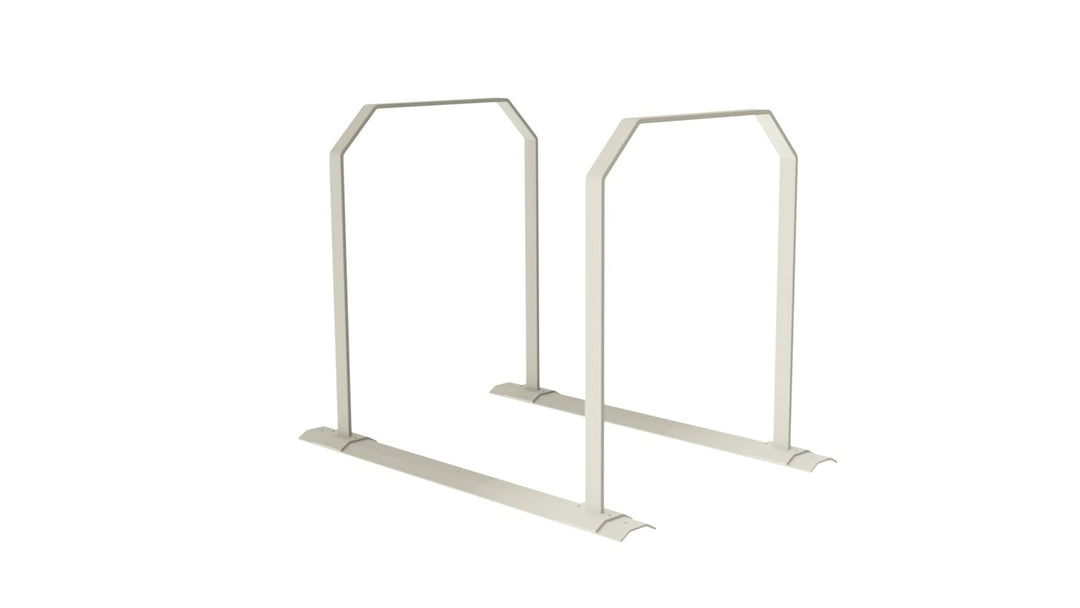 steland metallmanufaktur® Fahrradständer | Anlehnsystem für 4 Fahrräder | sicherer Stand zum Aufdübe