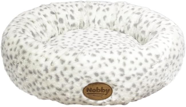 Nobby Donut "ALANIS" leopard grau Ø 45 cm, leopard grau