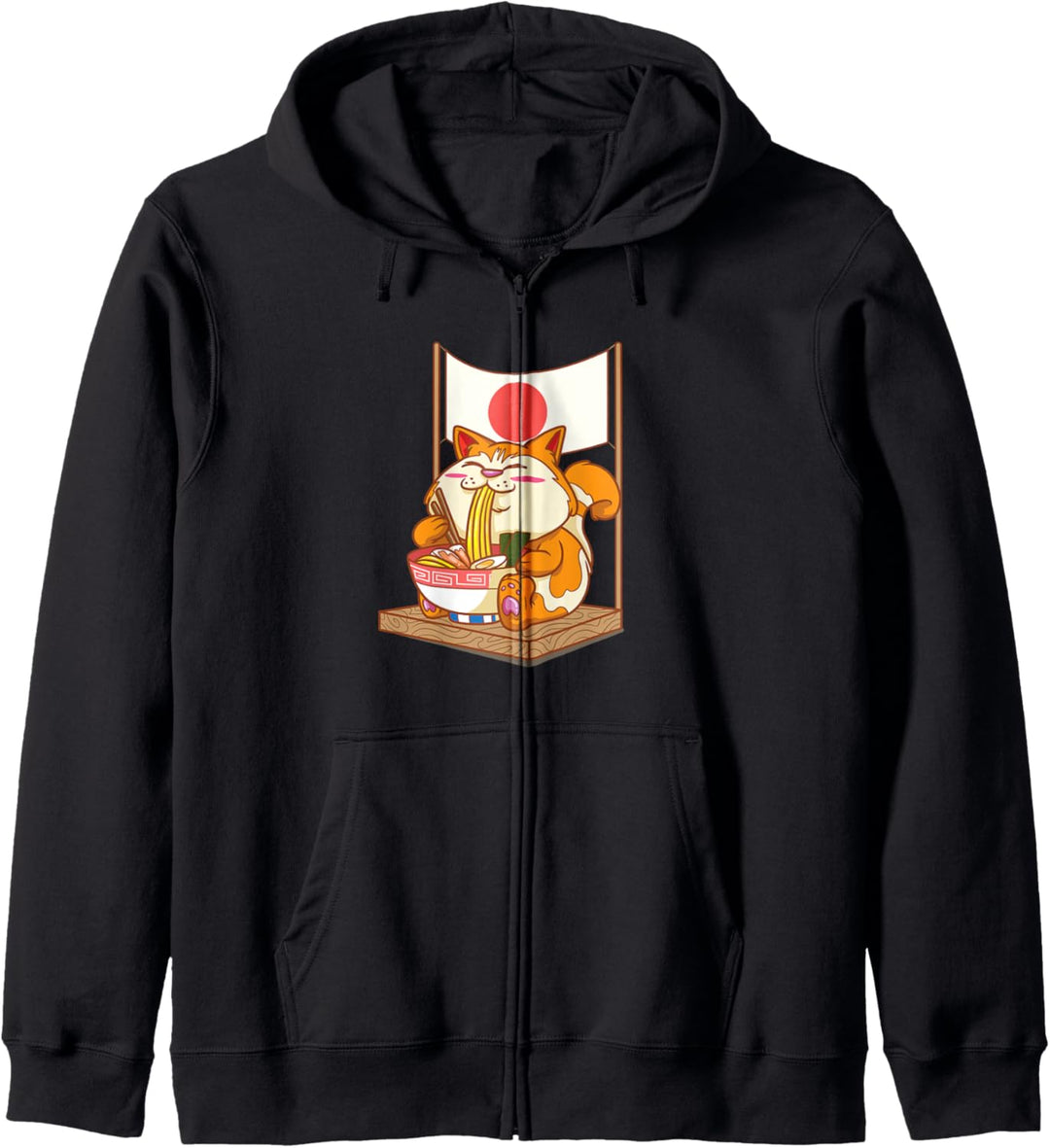 Süsse Anime Katze | Lustiges Anime Geschenk Kapuzenjacke