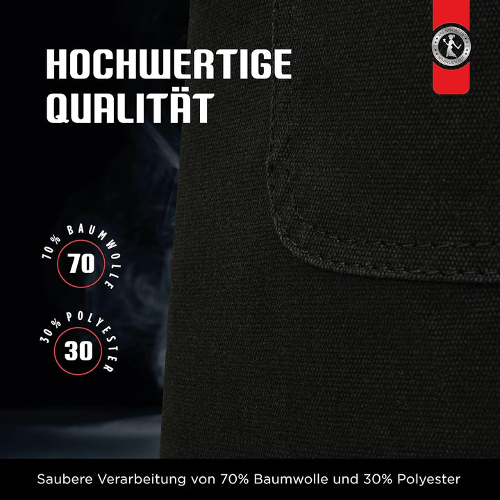 Ess-Nische® Kochschürze Grillschürze für Männer und Frauen - Küchenschürze für Herren - Ideal als Ge