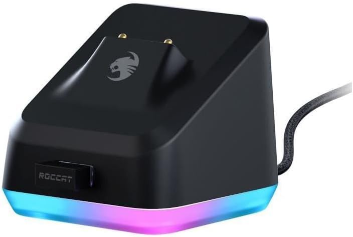 Roccat Kone XP Air – kabellose Gaming-Maus mit optischem Sensor mit 19.000 DPI, AIMO RGB-Beleuchtung