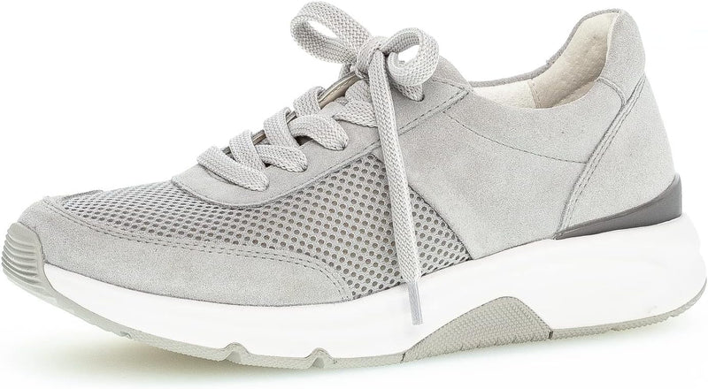 Gabor Damen Low-Top Sneaker, Frauen Halbschuhe 36 EU Grau Light Grey, 36 EU Grau Light Grey