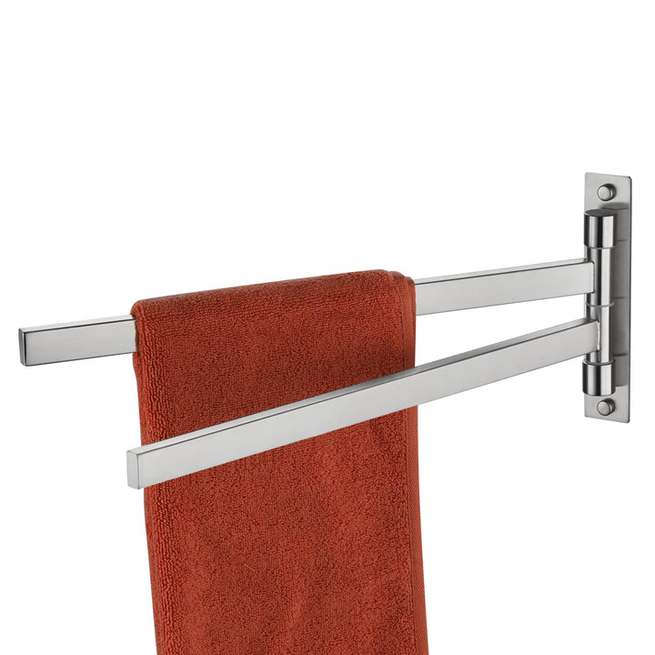 KOKOSIRI Handtuchhalter Rack Swivel Badezimmer Handtuchstangen Swing Out Rails für Bad Küche Gebürst