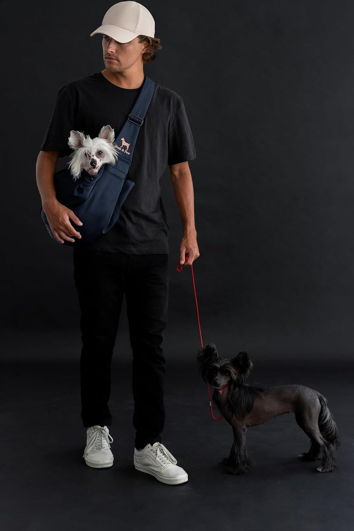 Noah & Paw Hundetragetasche für Kleine Hunde bis 10kg, Hundetasche mit Verstellbarem Schultergurt, u