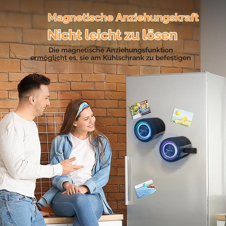 2 in 1 Magnetischer Dual Splittable Bluetooth Lautsprecher, 40W Tragbare Wireless Lautsprecher mit D