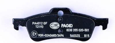 HELLA PAGID 8DB 355 020-501 Bremsbelagsatz - T2193 - Dicke/Stärke: 14.8mm - Bremssystem: Teves - mit