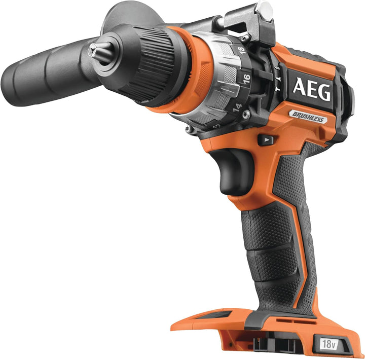 AEG - Duo Brushless 18 V: Schlagbohrmaschine, Schleifmaschine 125 mm, 2 Batt. 5,0 Ah Ladegerät, gros