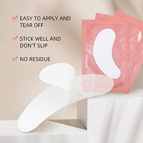 100 Paare Augenpads Wimpernpads für Wimpernverlängerung Wimpernlifting Wimpern Färben Wimpern Augen