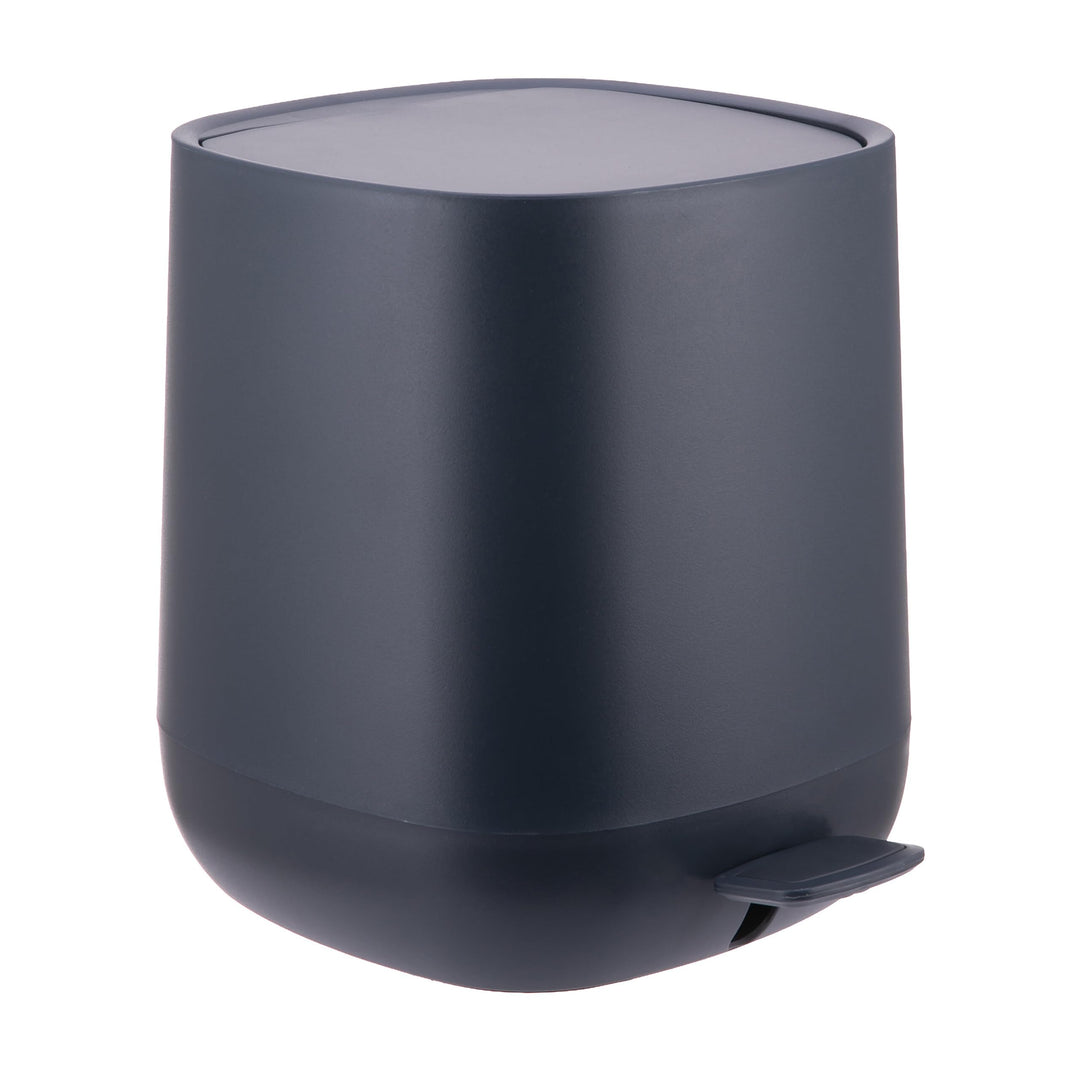Relaxdays Mülleimer Bad, 5 l, Kosmetikeimer mit Soft-Close, matte Optik, entnehmbarer Inneneimer, Tr