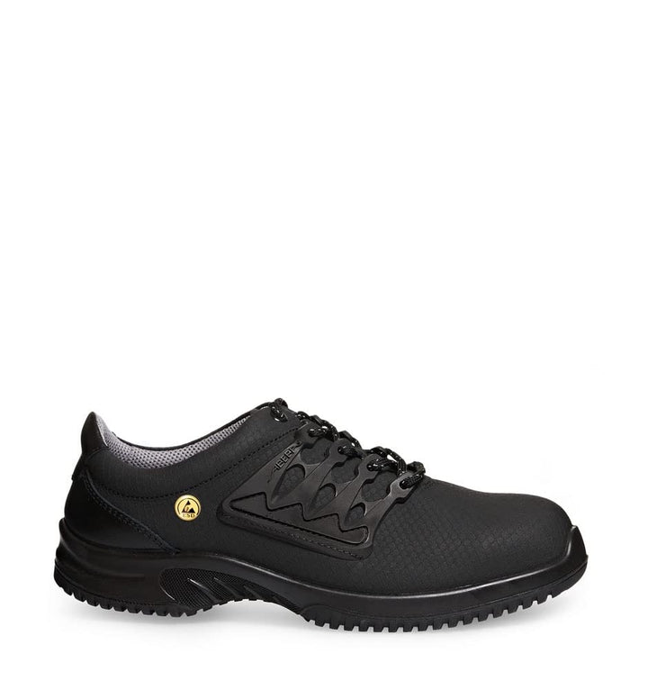 ABEBA 31765 UNI6 ESD Niedriger Schuh, S3, SRC, Schwarz, Grösse 36 36 EU, 36 EU