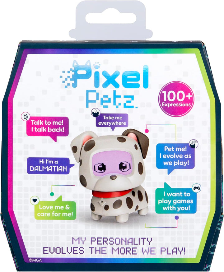 MGA Entertainment Pixel Petz - Dalmatiner - Interaktiver Digitaler Haushund - Geeignet für Kinder ab