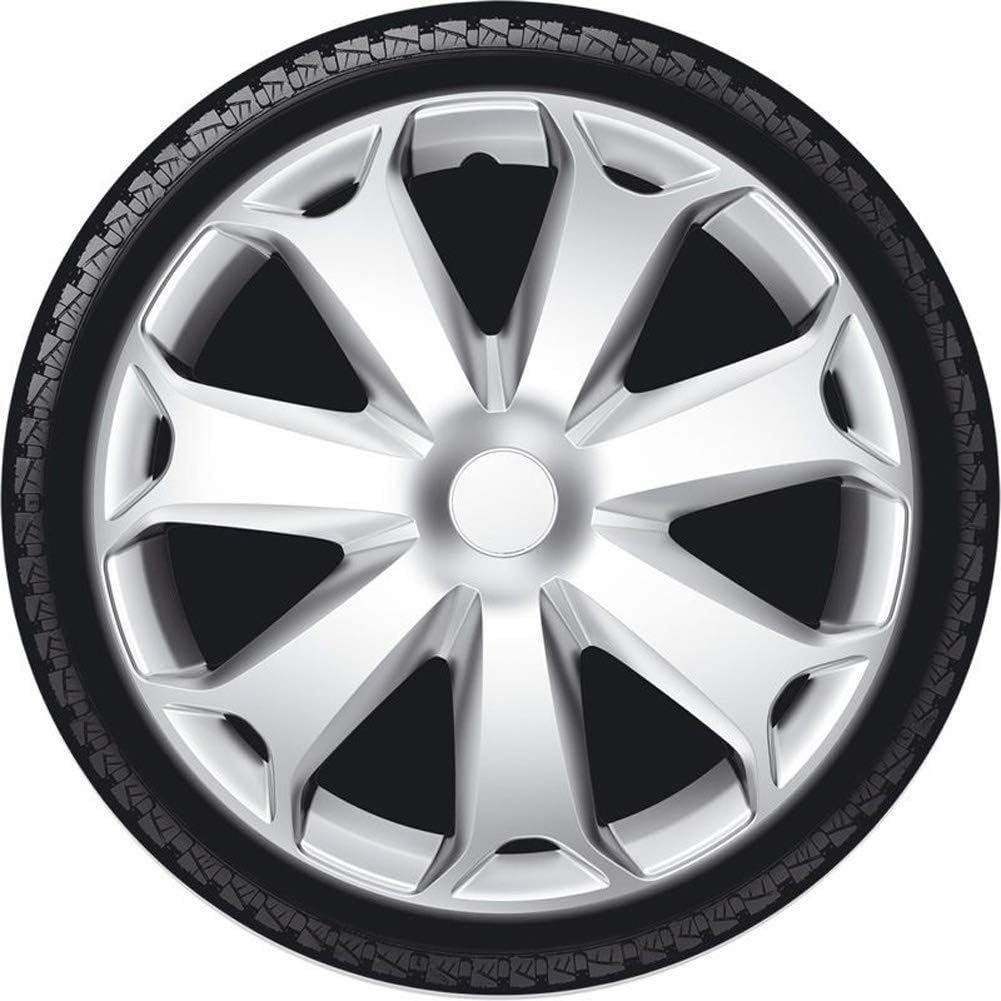 AUTO-STYLE Satz Radzierblenden Mega 14-Zoll Silber 14-inch Silber, 14-inch Silber