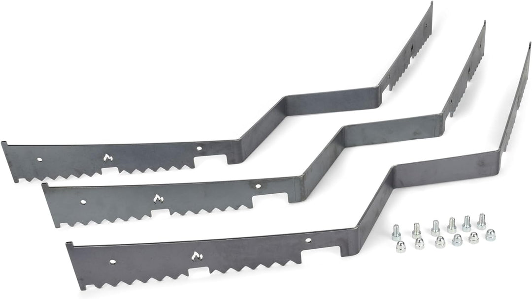 Grillrost.com Das Original Auflageleisten für alle 80cm Feuerplatten - sorgt für ausreichend Luft un