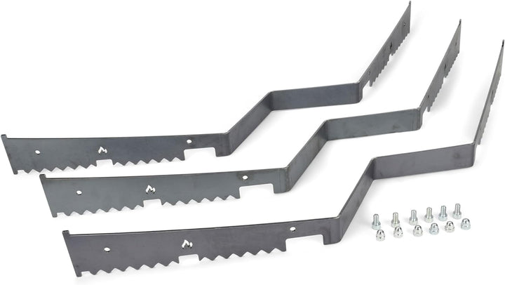 Grillrost.com Das Original Auflageleisten für alle 80cm Feuerplatten - sorgt für ausreichend Luft un