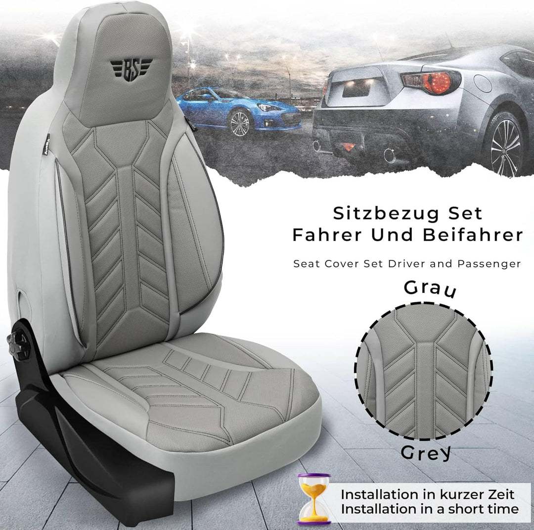 BREMER SITZBEZÜGE Mass Sitzbezüge Schonbezüge für Mercedes GLK X204 DPL508 DPL508 - Grau GLK X204, D