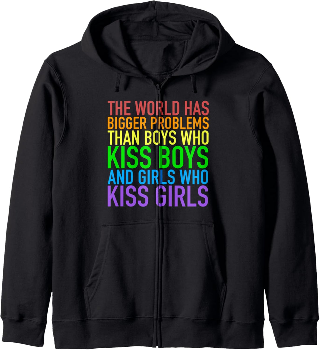 The World Has Bigger Problems Homosexuell Lesbisch Gay Pride Kapuzenjacke