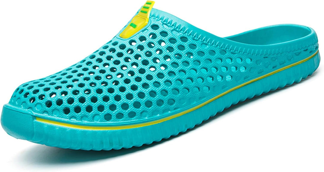 SAGUARO Clogs Pantoletten für Damen Sommer Hausschuhe Herren Aero I 37 EU Blau, 37 EU Blau