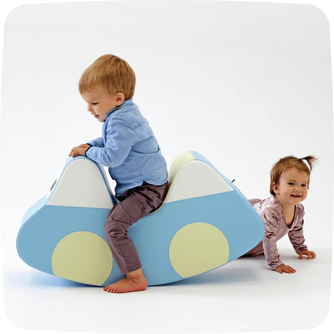 IGLU SOFT PLAY Schaukelpferd Kinder Schaukeltier Baby Schaukelspielzeug Spielzeug (Pastel), Pastel