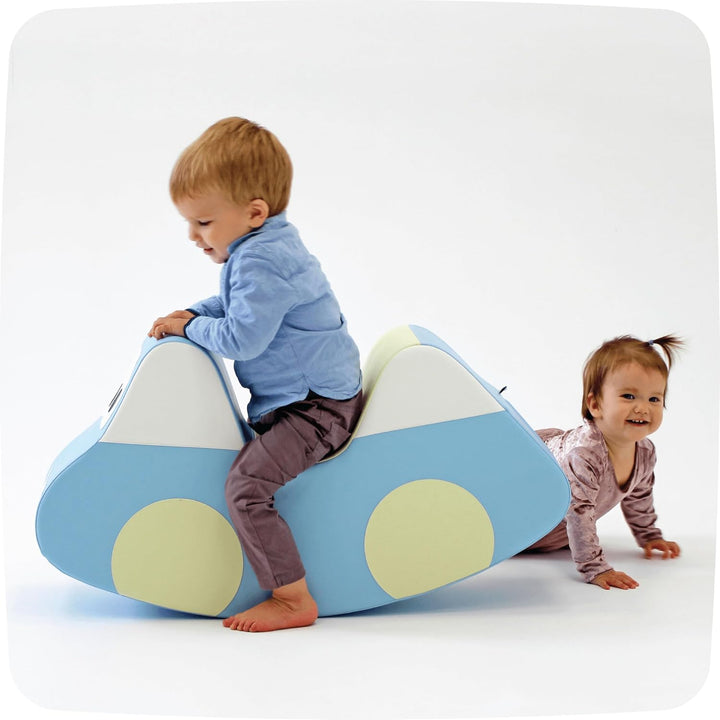 IGLU SOFT PLAY Schaukelpferd Kinder Schaukeltier Baby Schaukelspielzeug Spielzeug (Pastel), Pastel