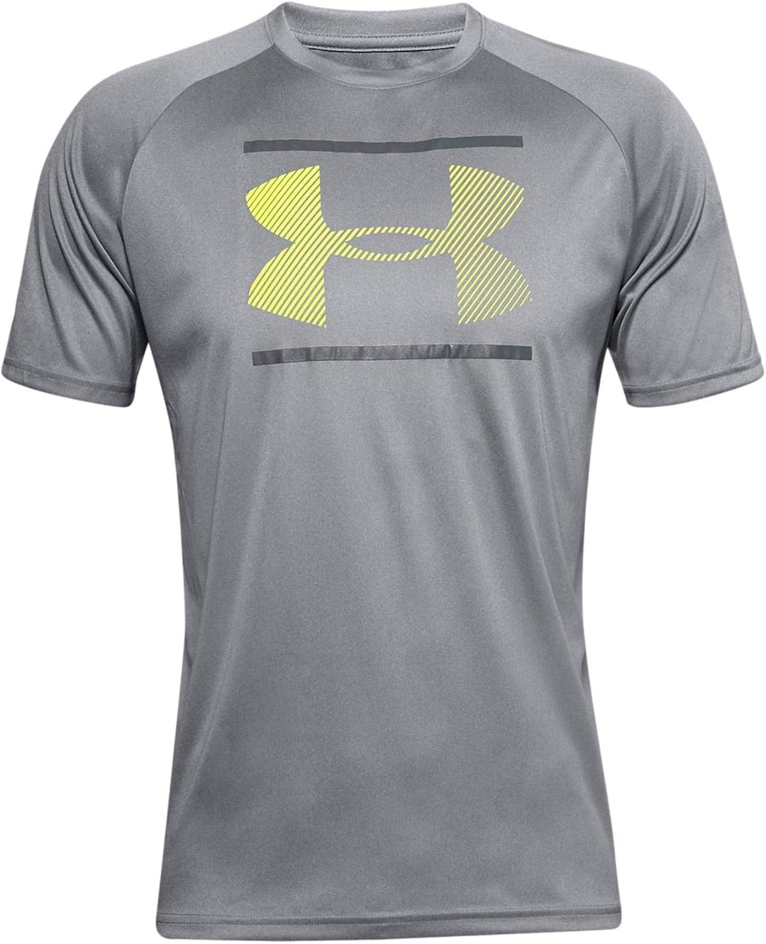 Under Armour Herren Fitness T-Shirt und Tank Tech Sportstyle Logo S Grau/Graphit/Grün, S Grau/Graphi