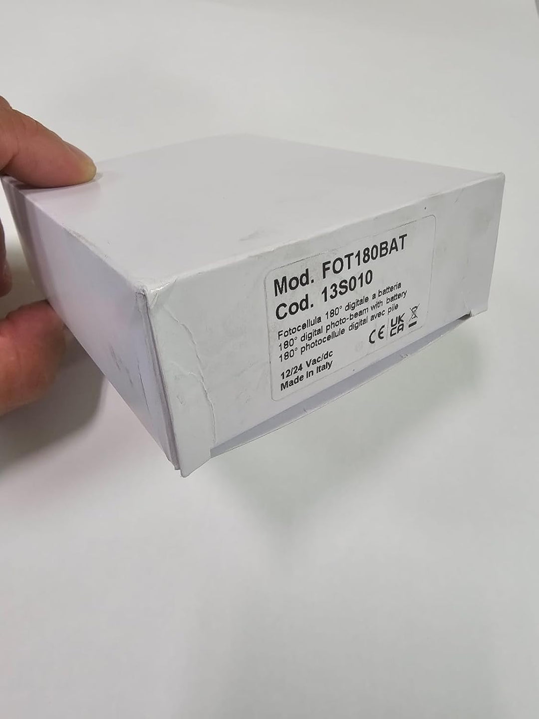 KINGGATES FOT180BAT Paar um 180° verstellbare Lichtschranken mit Batterien. Infrarot Lichtschranke d