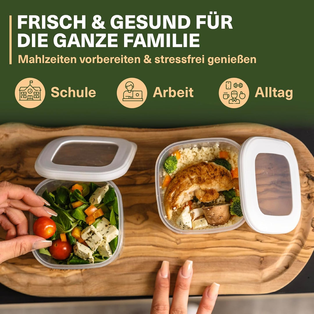 Viwares luftdichte Vorratsdosen mit Deckel | 24er Vorratsbehälter Set | BPA-FREI | Zur Müsli Mehl un