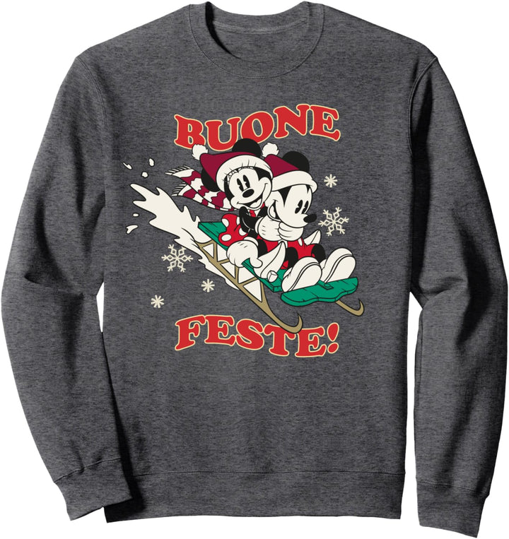 Disney Mickey Mouse and Minnie Buone Feste! Sweatshirt