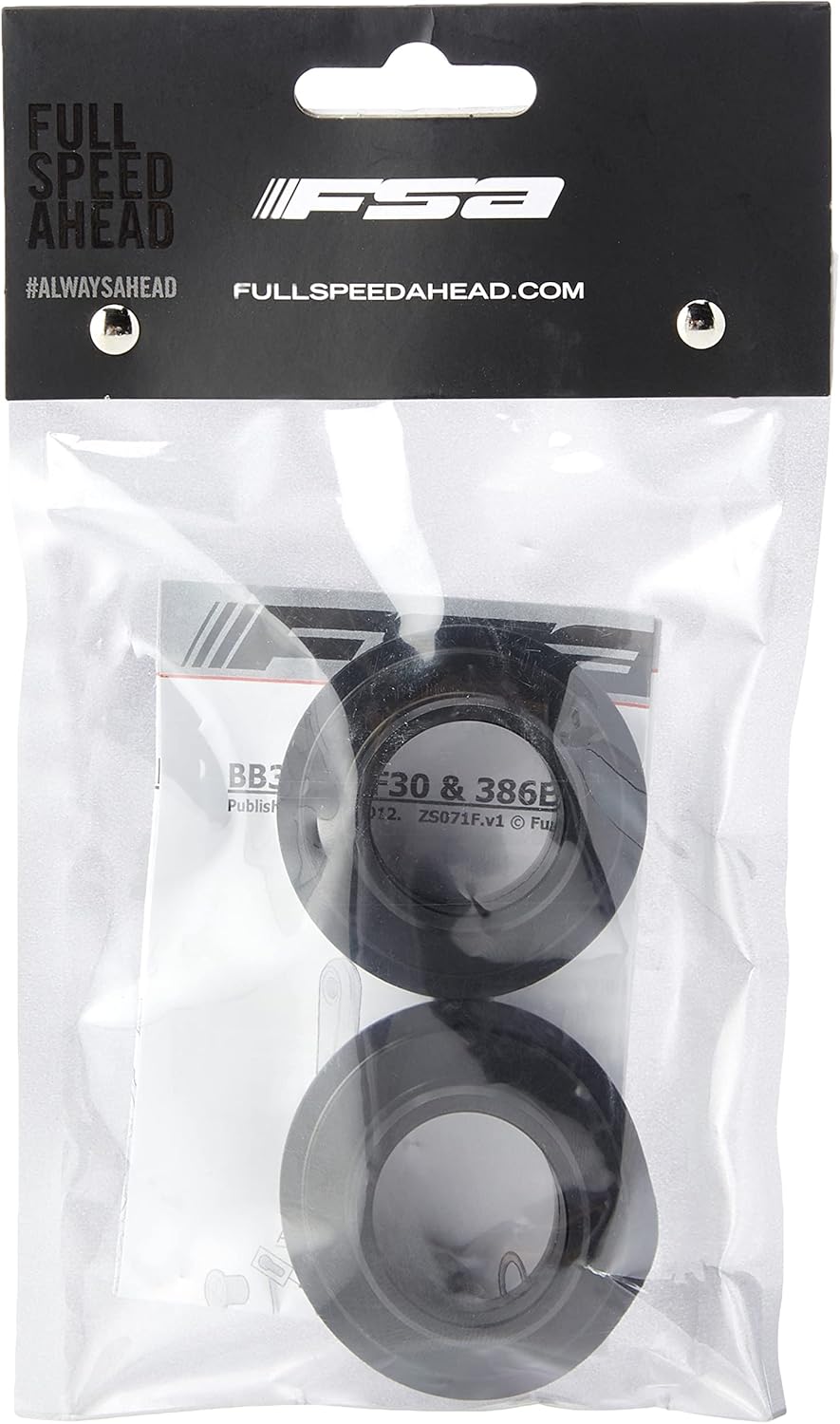 FSA BB30 Pf30 BB Adapter, Schwarz, 24 mm 30 Guarn Argent, 30 Guarn Argent