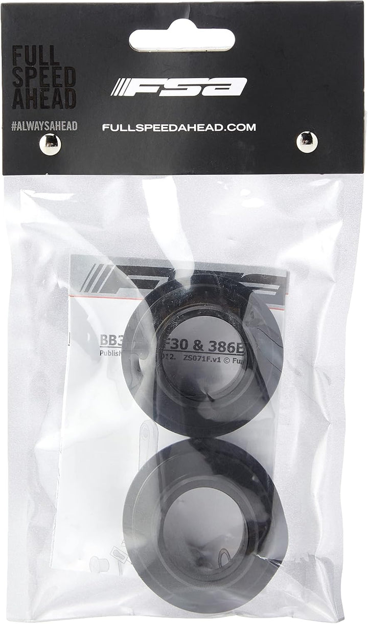 FSA BB30 Pf30 BB Adapter, Schwarz, 24 mm 30 Guarn Argent, 30 Guarn Argent