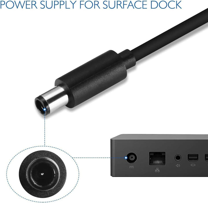 KFD 90W 15V 6A Netzteil Ladekabel Ladegerät 12V für Microsoft Docking Station Surface Pro 4 Surface