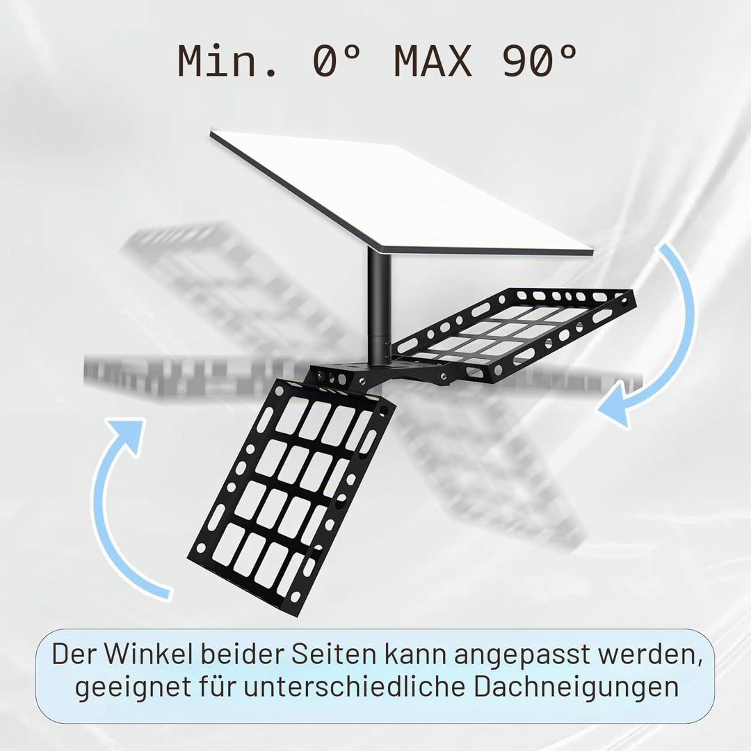 Yangers halterung flach dachziegel kit für Starlink Gen 3 Standard V3 Dish, 360° voll verstellbare d