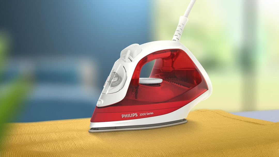 Philips - DST2010/40 Bügeleisen Serie 2000 - Dampfstrom 25 g/min - 2000 W - Rot