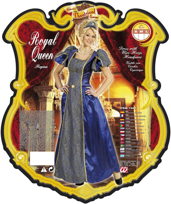 XL Royal Queen Kostüm XL für Mittelalter Königskostüm Mittelalter