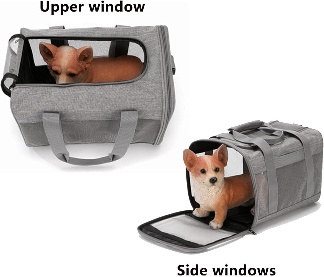 Hundetragetasche Bis 7 Kg - Katzen Tragetasche - Hunde Tasche Gassi, Faltbare Atmungsaktive Hundetra