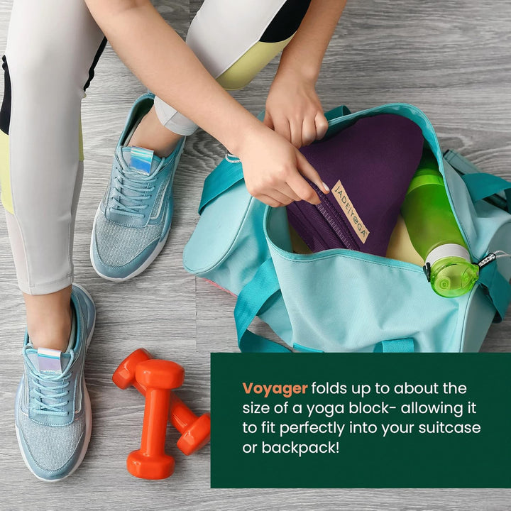 Jade Yoga Voyager Yogamatte, 1,6 mm violett, violett