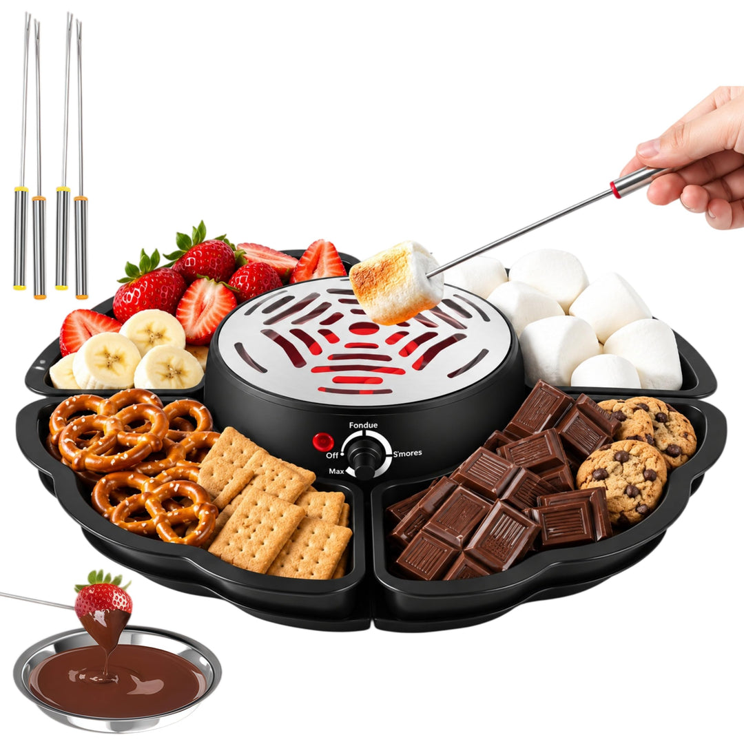 2-in-1 Schokoladenfondue, Schokofondue Set