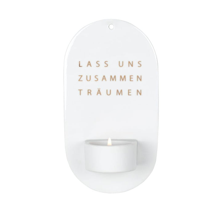 Wandlicht Lass Uns zusammen träumen