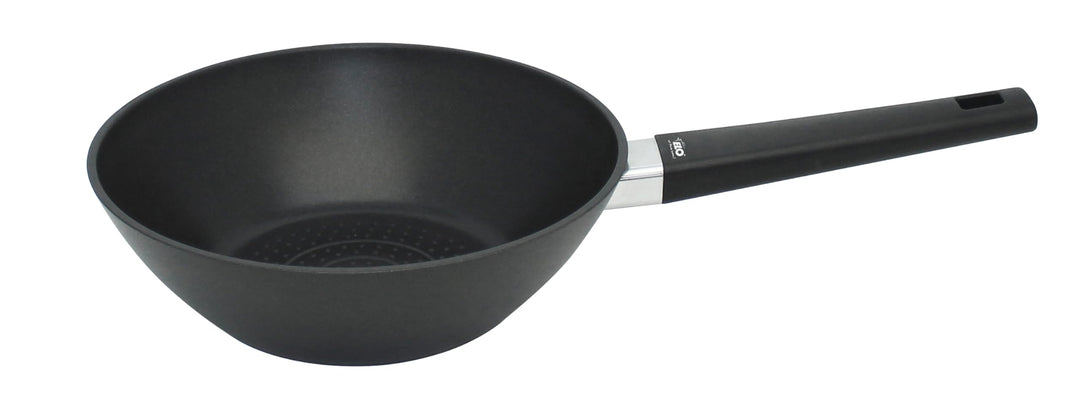 ELO Smart Wave Wokpfanne 24 cm, geschmiedetes Aluminium, hochwertige Antihaft Pfanne PFAS-frei mit E