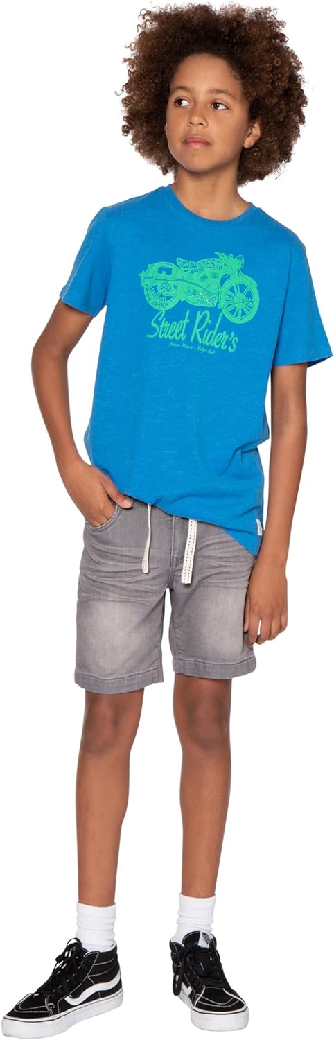 Protest Jungen Almer Jr Short 4 Jahre/104 cm Faded Denim, 4 Jahre/104 cm Faded Denim