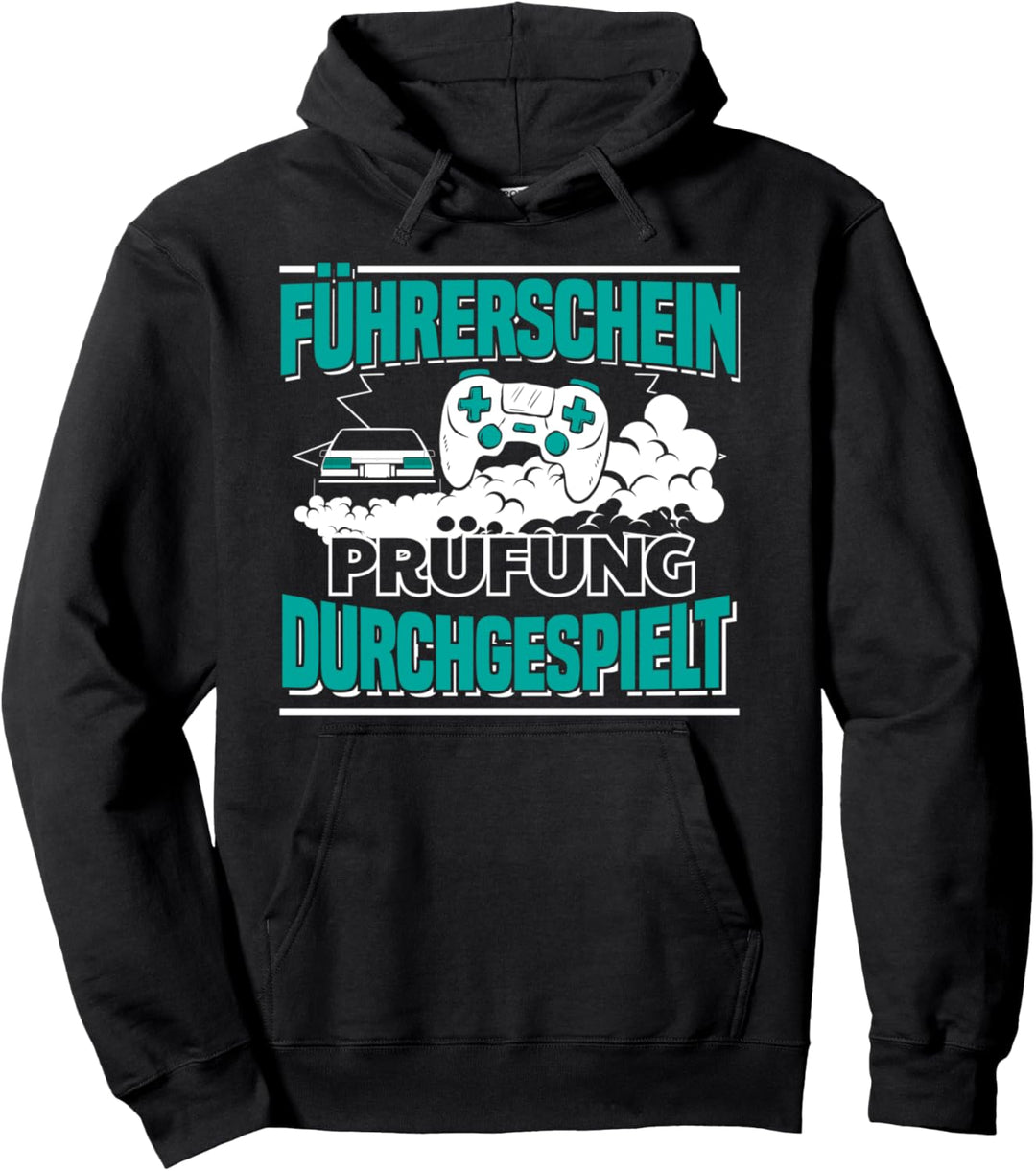 Führerscheinprüfung Durchgespielt für Fahrschüler Geschenk Pullover Hoodie