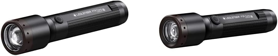 Ledlenser Kopflampe, Schwarz & 502178 P5R Core, Taschenlampe LED, 500 Lumen, Leuchtweite 250 Meter,